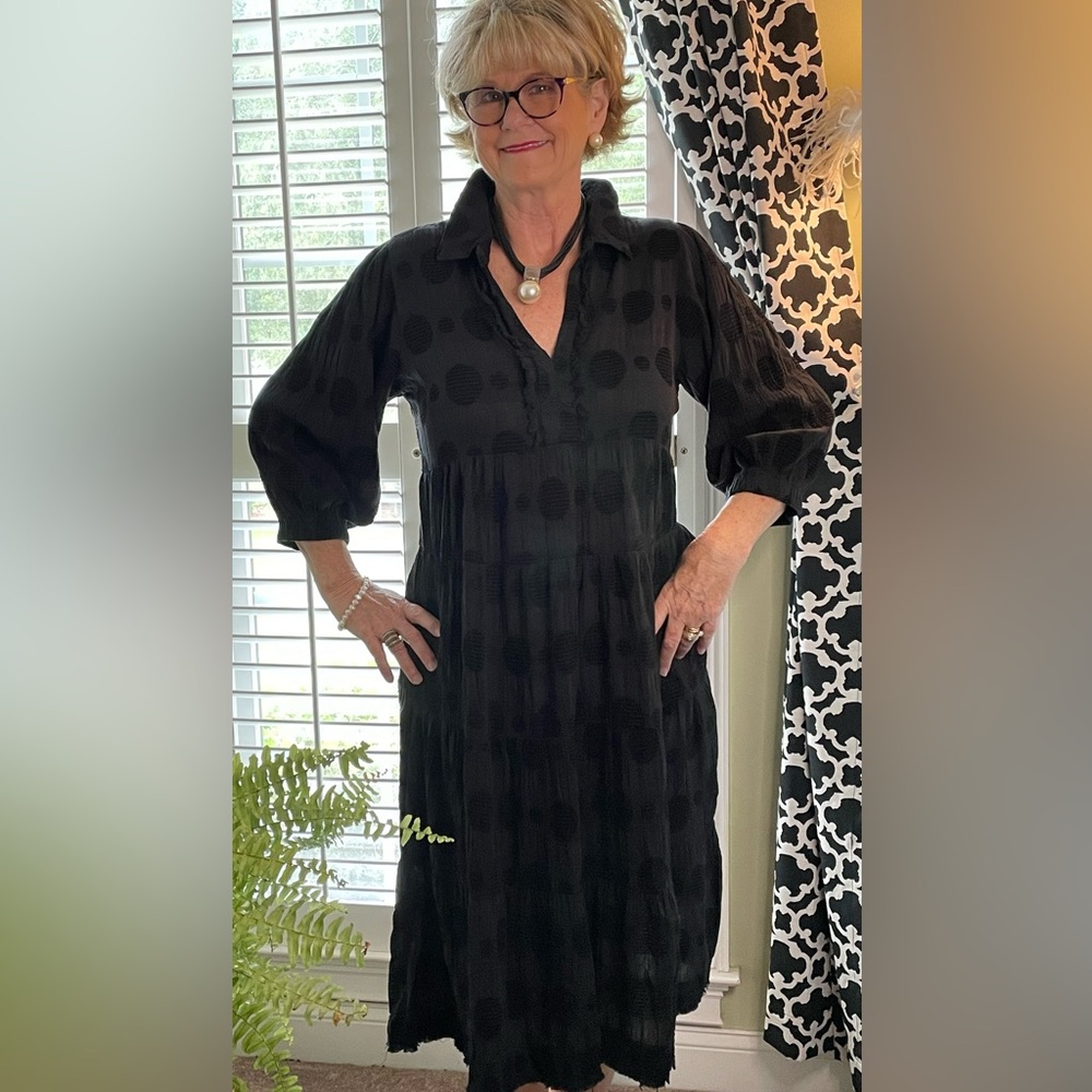 Brand New Umgee Black Maxi Dress